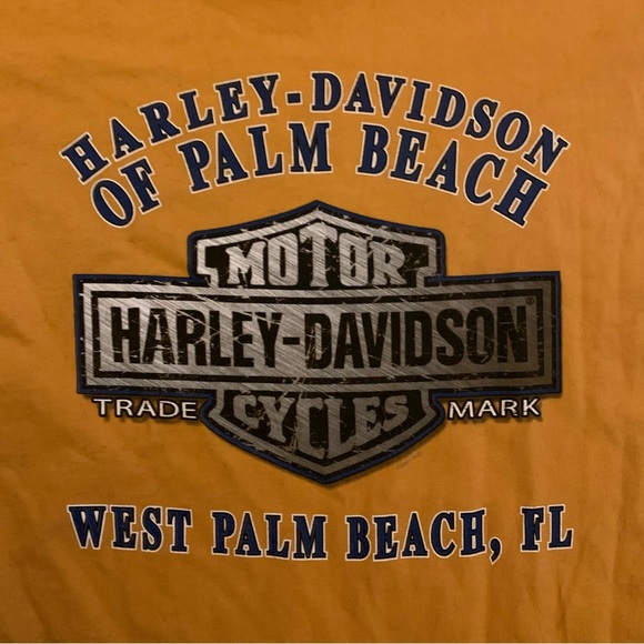 Harley Davidson Shirt Men’s Size Large West Palm Beach Florida Short Sleeve - Picture 2 of 5